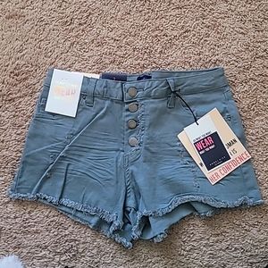 Faded Blue Jean Shorts Size 7